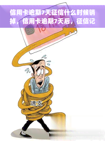 信用卡逾期7天征信什么时候销掉，信用卡逾期7天后，征信记录如何消除？