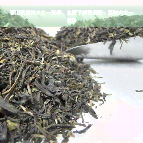 普洱茶品种大全一览表，全面了解普洱茶：品种大全一览表