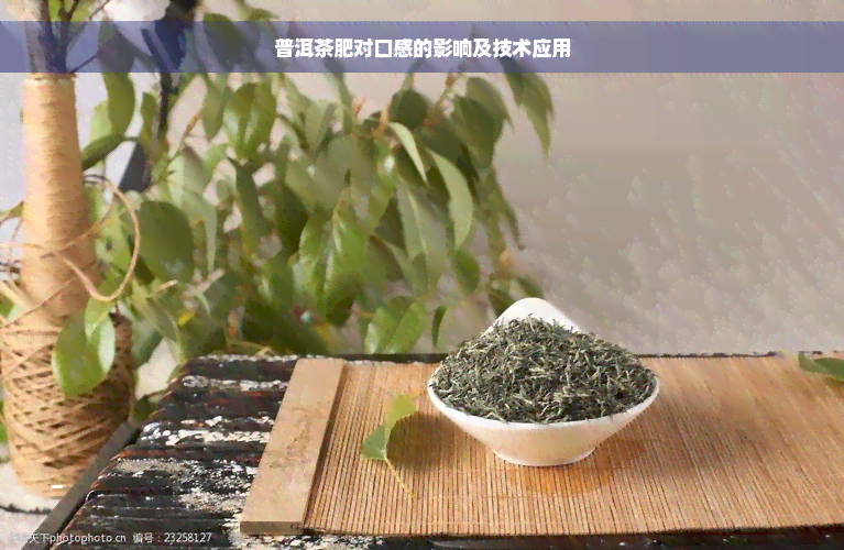 普洱茶肥对口感的影响及技术应用