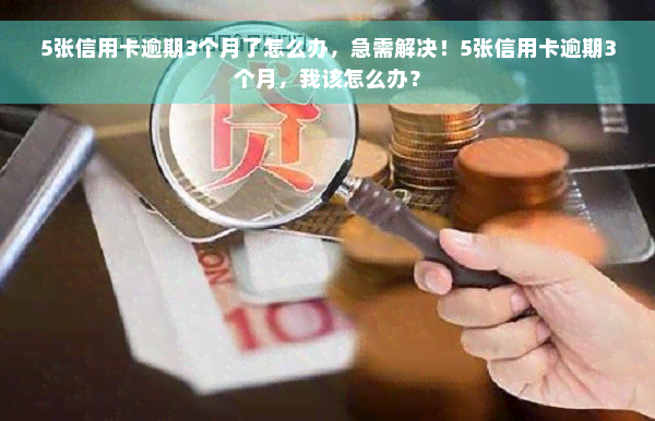 5张信用卡逾期3个月了怎么办，急需解决！5张信用卡逾期3个月，我该怎么办？