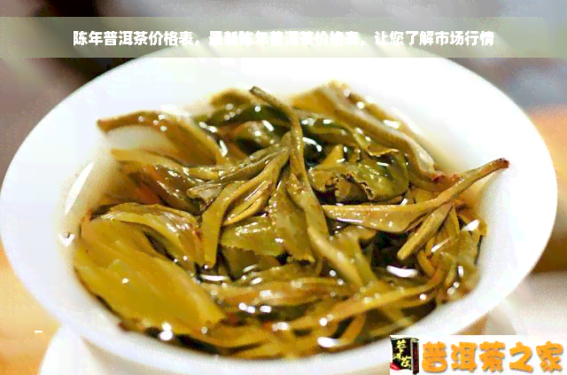 陈年普洱茶价格表，最新陈年普洱茶价格表，让您了解市场行情