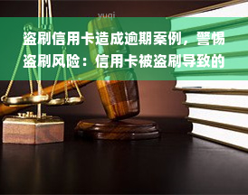 盗刷信用卡造成逾期案例，警惕盗刷风险：信用卡被盗刷导致的逾期案例分析