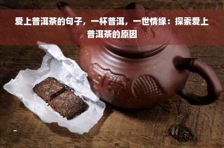 爱上普洱茶的句子，一杯普洱，一世情缘：探索爱上普洱茶的原因