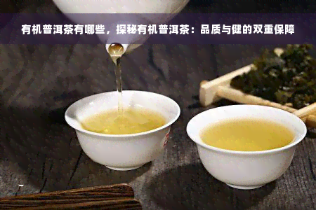 有机普洱茶有哪些，探秘有机普洱茶：品质与健的双重保障