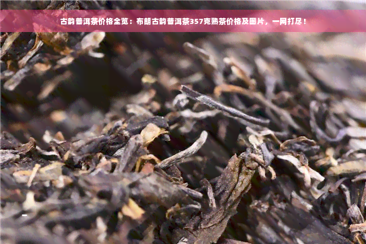 古韵普洱茶价格全览：布朗古韵普洱茶357克熟茶价格及图片，一网打尽！