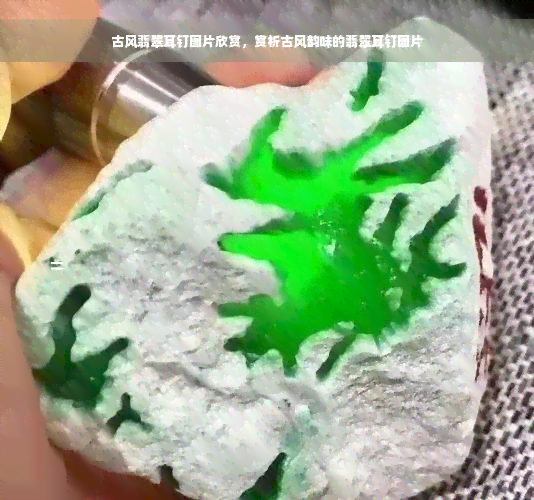 古风翡翠耳钉图片欣赏，赏析古风韵味的翡翠耳钉图片