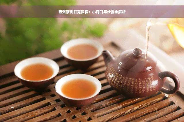 普洱茶剥开壳教程：小窍门与步骤全解析