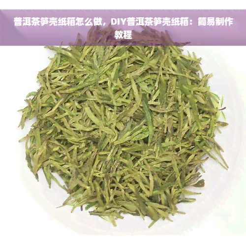 普洱茶笋壳纸箱怎么做，DIY普洱茶笋壳纸箱：简易制作教程