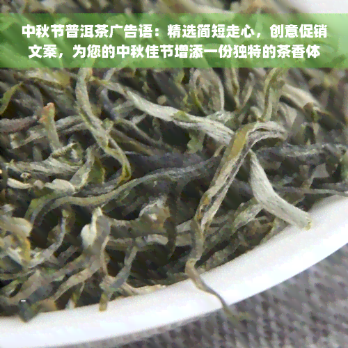 中秋节普洱茶广告语：精选简短走心，创意促销文案，为您的中秋佳节增添一份独特的茶香体验。