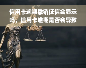 信用卡逾期撤销征信会显示吗，信用卡逾期是否会导致征信撤销？答案在这里！