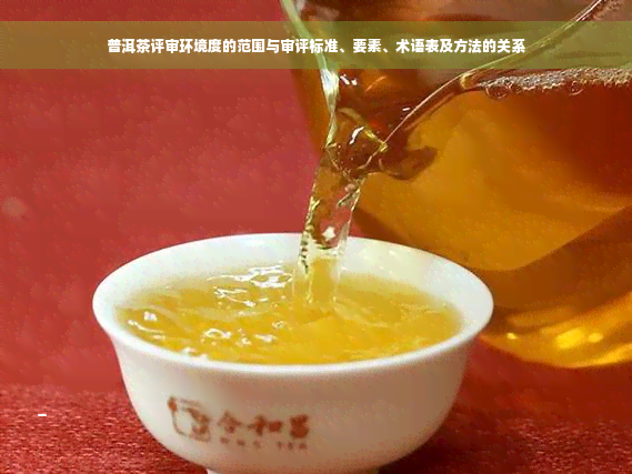 普洱茶评审环境度的范围与审评标准、要素、术语表及方法的关系