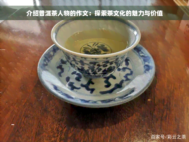 介绍普洱茶人物的作文：探索茶文化的魅力与价值