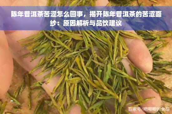 陈年普洱茶苦涩怎么回事，揭开陈年普洱茶的苦涩面纱：原因解析与品饮建议