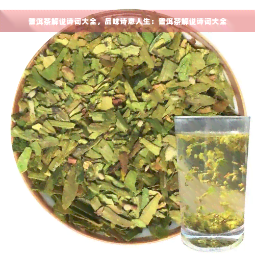 普洱茶解说诗词大全，品味诗意人生：普洱茶解说诗词大全