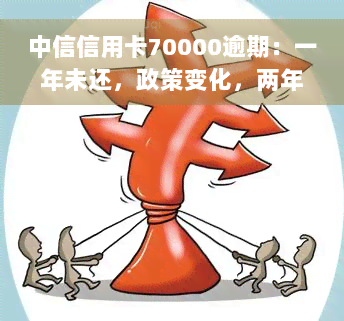 中信信用卡70000逾期：一年未还，政策变化，两年4700仍未清偿