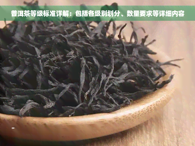 普洱茶等级标准详解：包括各级别划分、数量要求等详细内容