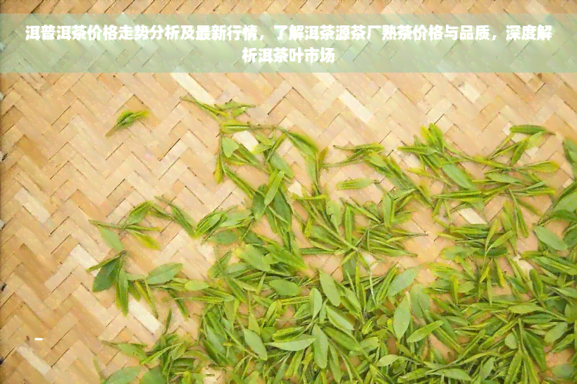 洱普洱茶价格走势分析及最新行情，了解洱茶源茶厂熟茶价格与品质，深度解析洱茶叶市场