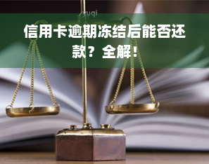 信用卡逾期冻结后能否还款？全解！