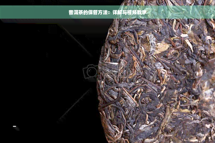 普洱茶的保管方法：详解与视频教学