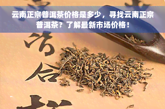 云南正宗普洱茶价格是多少，寻找云南正宗普洱茶？了解最新市场价格！