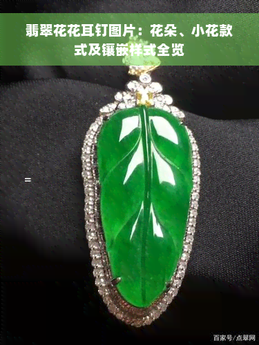 翡翠花花耳钉图片：花朵、小花款式及镶嵌样式全览