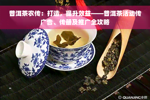 普洱茶农传：打造，提升效益——普洱茶活动传广告、传册及推广全攻略