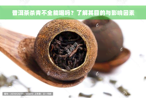 普洱茶杀青不全能喝吗？了解其目的与影响因素