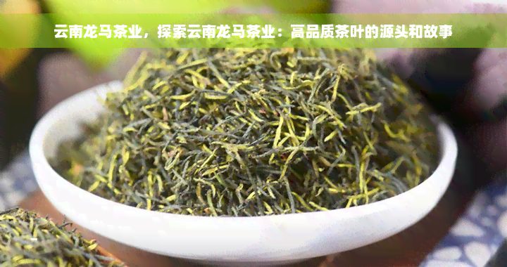 云南龙马茶业，探索云南龙马茶业：高品质茶叶的源头和故事