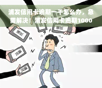 浦发信用卡逾期一千怎么办，急需解决！浦发信用卡逾期1000元，如何处理？