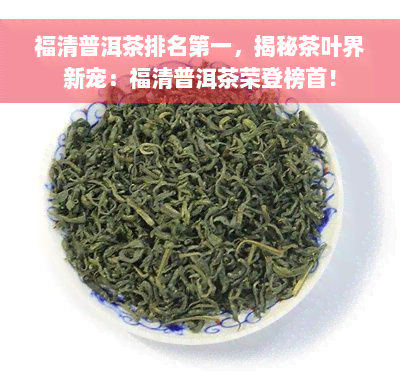 福清普洱茶排名之一，揭秘茶叶界新宠：福清普洱茶荣登榜首！