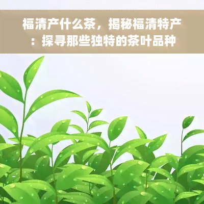 福清产什么茶，揭秘福清特产：探寻那些独特的茶叶品种