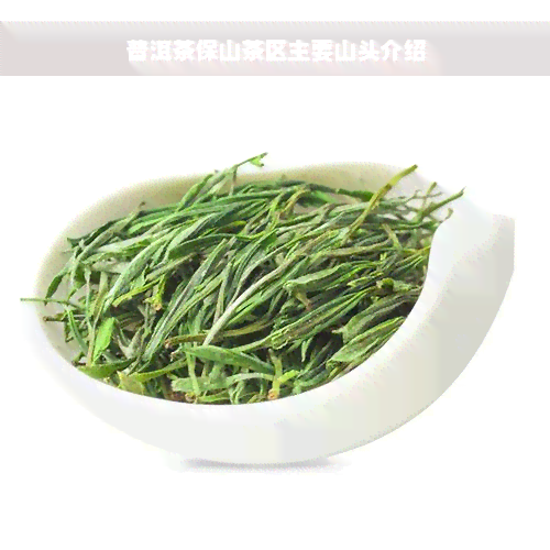 普洱茶保山茶区主要山头介绍