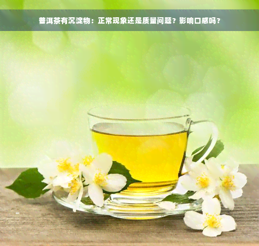 普洱茶有沉淀物：正常现象还是质量问题？影响口感吗？