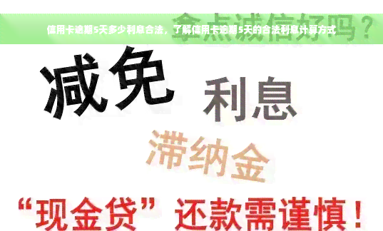 信用卡逾期5天多少利息合法，了解信用卡逾期5天的合法利息计算方式