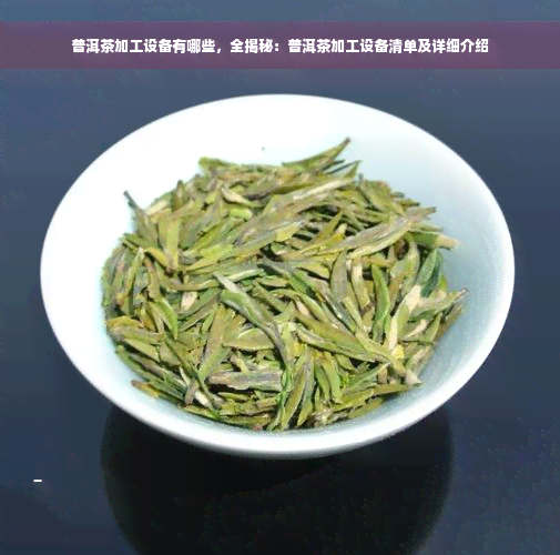 普洱茶加工设备有哪些，全揭秘：普洱茶加工设备清单及详细介绍