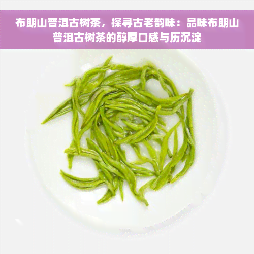 布朗山普洱古树茶，探寻古老韵味：品味布朗山普洱古树茶的醇厚口感与历沉淀