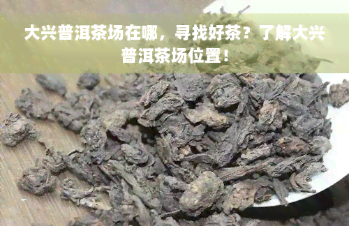 大兴普洱茶场在哪，寻找好茶？了解大兴普洱茶场位置！