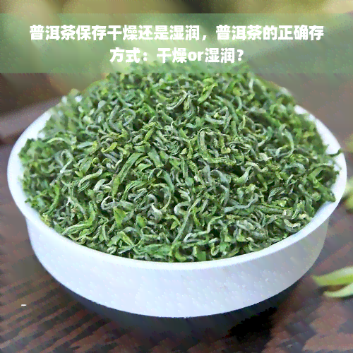 普洱茶保存干燥还是湿润，普洱茶的正确存方式：干燥or湿润？