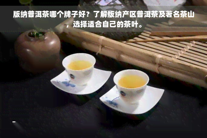 版纳普洱茶哪个牌子好？了解版纳产区普洱茶及著名茶山，选择适合自己的茶叶。