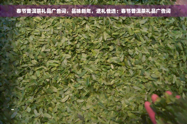 春节普洱茶礼品广告词，品味新年，送礼佳选：春节普洱茶礼品广告词