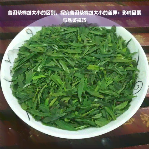 普洱茶棉纸大小的区别，探究普洱茶棉纸大小的差异：影响因素与品鉴技巧