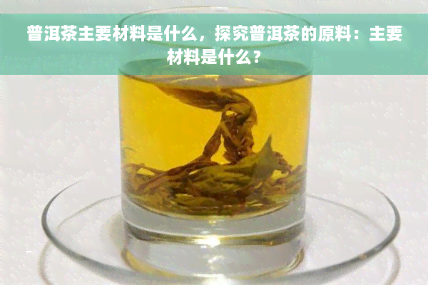 普洱茶主要材料是什么，探究普洱茶的原料：主要材料是什么？