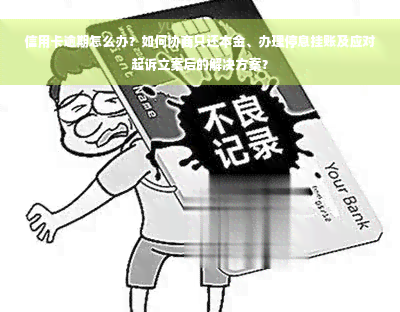 信用卡逾期怎么办？如何协商只还本金、办理停息挂账及应对起诉立案后的解决方案？