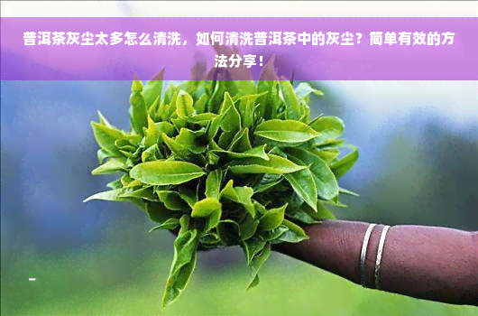 普洱茶灰尘太多怎么清洗，如何清洗普洱茶中的灰尘？简单有效的方法分享！