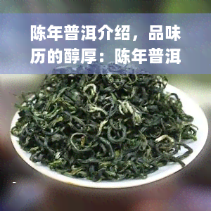 陈年普洱介绍，品味历的醇厚：陈年普洱茶的魅力解析