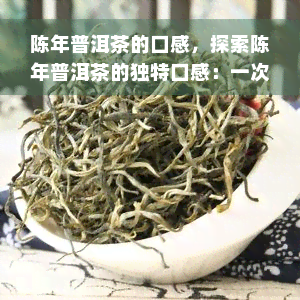 陈年普洱茶的口感，探索陈年普洱茶的独特口感：一次味蕾的旅行