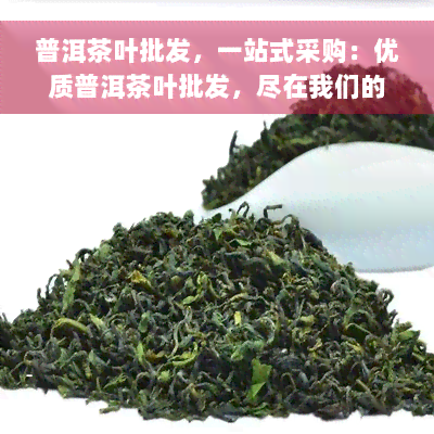 普洱茶叶批发，一站式采购：优质普洱茶叶批发，尽在我们的店铺！