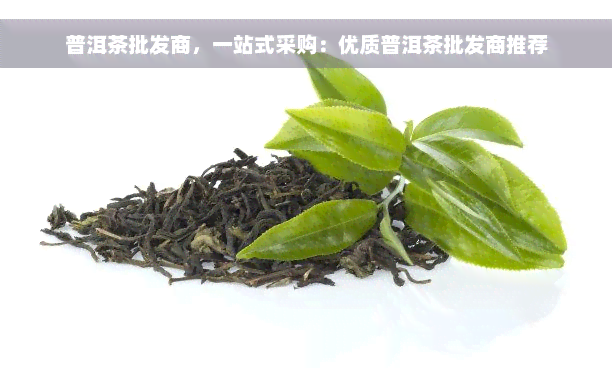 普洱茶批发商，一站式采购：优质普洱茶批发商推荐