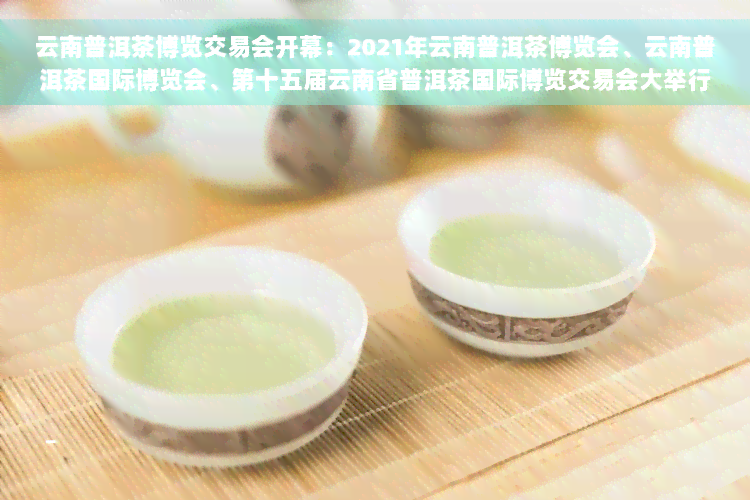 云南普洱茶博览交易会开幕：2021年云南普洱茶博览会、云南普洱茶国际博览会、第十五届云南省普洱茶国际博览交易会大举行