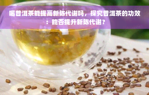 喝普洱茶能提高新陈代谢吗，探究普洱茶的功效：能否提升新陈代谢？